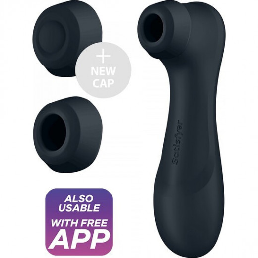 SATISFYER PRO 2 GENERACIoN 3 VIBRADOR AIR PULSE CON APP NEGRO