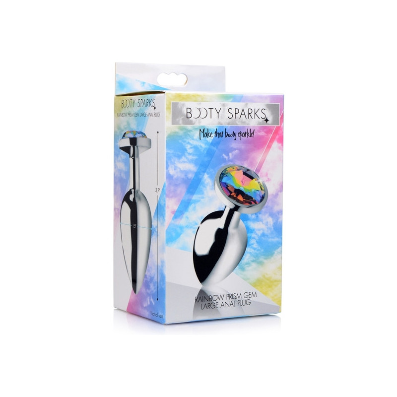 PLUG ANAL GEMA - RAINBOW - LARGO