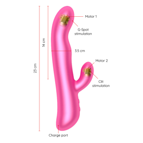 ONINDER - OSLO Vibrador Rotador con App