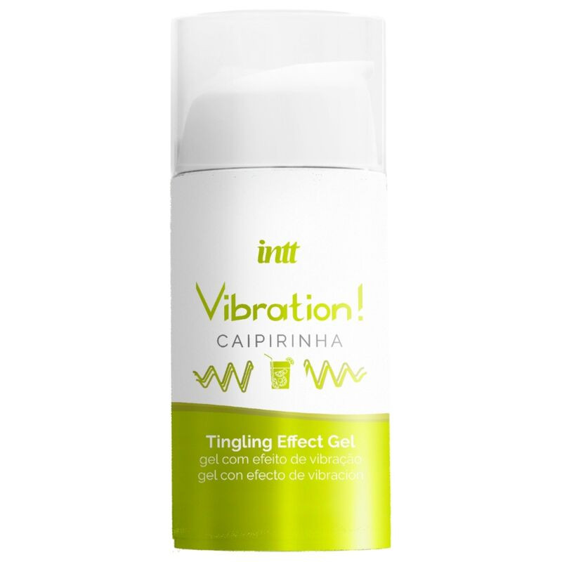 INTT - Gel Efecto Vibrador Sabor Caipirinha 15ML