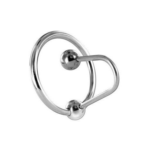 METAL HARD - ANILLA GLANDE CON PLUG