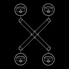 FETISH SUBMISSIVE - UNIÓN ESPOSAS CUERO VEGANO