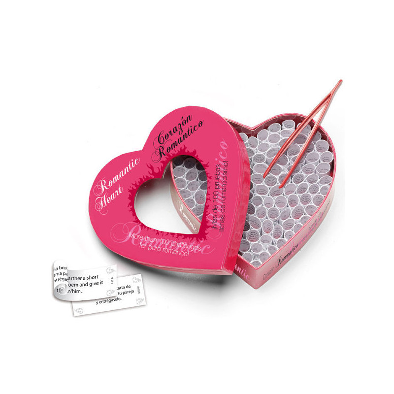 TEASE & PLEASE - JUEGO CORAZON ROMANTICO
