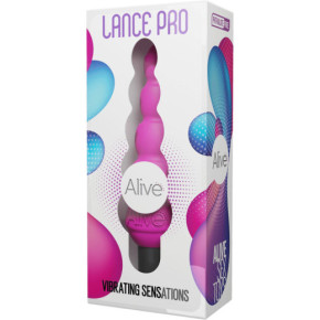 ALIVE - LANCE PRO ESTIMULADOR & VIBRADOR ANAL ROSA