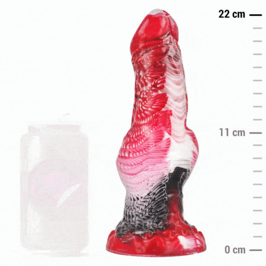 EPIC - HELIOS DILDO CON TESTÍCULOS CALOR Y ÉXTASIS