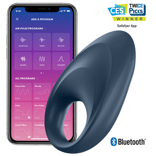 SATISFYER - MIGHTY ONE Anillo Vibrador App