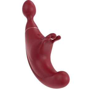ADRIEN LASTIC - FUSION TRIPLE ESTIMULADOR Clitoris & G-spot Rojo