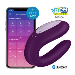 SATISFYER - Double Joy Vibrador Para Parejas con App