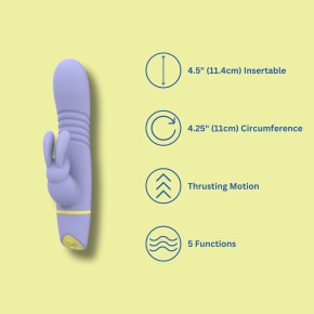 MINA - Tide Thrusting Vibrador de Conejo
