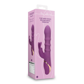 LOVELINE - Conejito Vibrador 3 Anillos Empuje Orchidee Purple