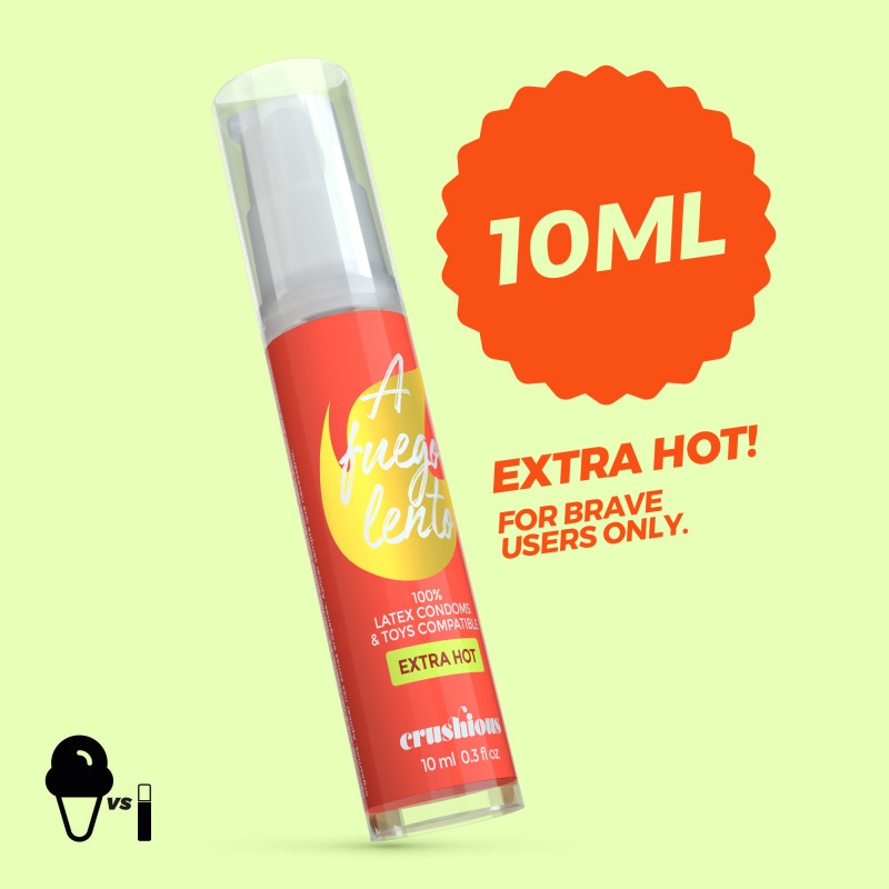 Lubricante con Efecto Calor A Fuego Lento Crushious 10 ml