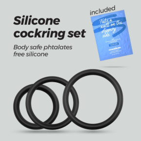 Set de Anillos para el Pene de Silicona Bandoleros Crushious