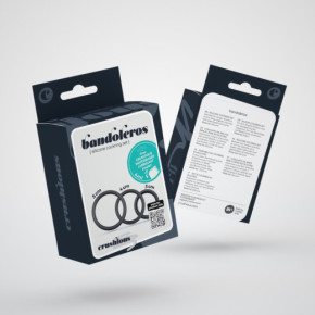 Set de Anillos para el Pene de Silicona Bandoleros Crushious