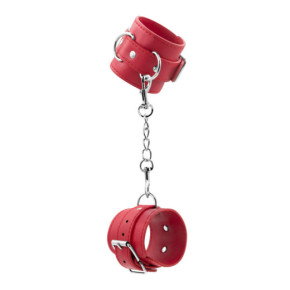 Esposas de Cuero Bondage Love Crushious Rojas