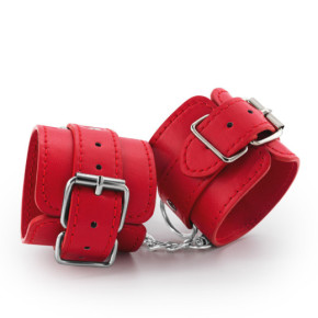 Esposas de Cuero Bondage Love Crushious Rojas