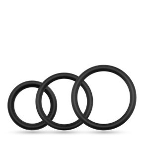 Set de Anillos para el Pene de Silicona Bandoleros Crushious