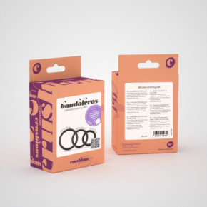 Set de Anillos para el Pene de Silicona Bandoleros Crushious