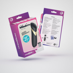 Bala Vibradora Recargable Blinders Negra Crushious