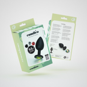 Plug Anal Camileo Grande con 4 Joyas Intercambiables Crushious