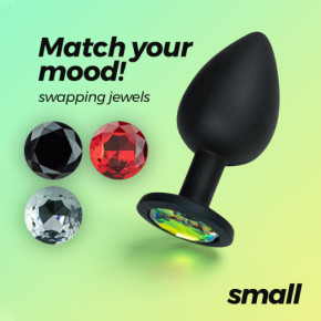 Plug Anal Camileo Pequeño con 4 Joyas Intercambiables Crushious
