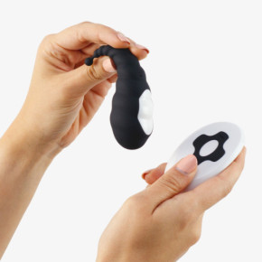 Huevo Vibrador Recargable Cocoon con Control Remoto Inalámbrico Negro Crushious