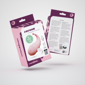 Huevo Vibrador Recargable Cocoon con Control Remoto Inalámbrico Rosa Crushious