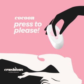 Huevo Vibrador Recargable Cocoon con Control Remoto Inalámbrico Rosa Crushious