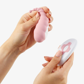 Huevo Vibrador Recargable Cocoon con Control Remoto Inalámbrico Rosa Crushious