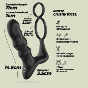 Vibrador de Próstata Crixus con Control Remoto Crushious