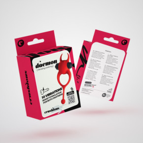 Anillo Vibrador Daemon Rojo Crushious