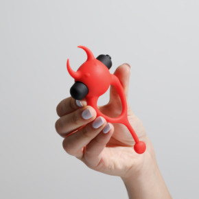 Anillo Vibrador Daemon Rojo Crushious