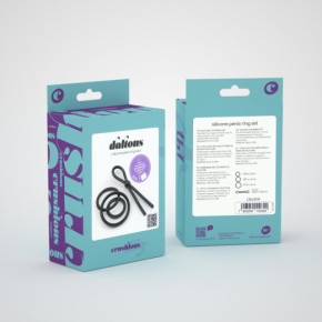 Set de Anillos para el Pene de Silicona Daltons Crushious