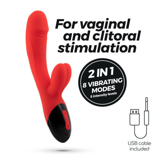 Vibrador Conejito Recargable Dare Dong Crushious