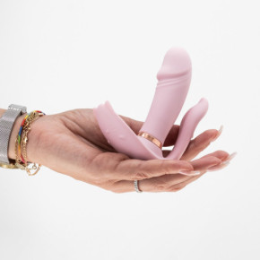 Estimulador con Control Remoto Fritz Rosa Pastel Crushious