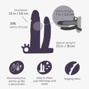 Funda Realista General Dickobi con Dildo Extra Crushious