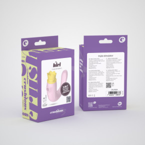 Estimulador Triple Hiri Rosa Crushious