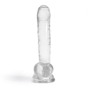 Dildo Anal de Gelatina Hudini Transparente Crushious