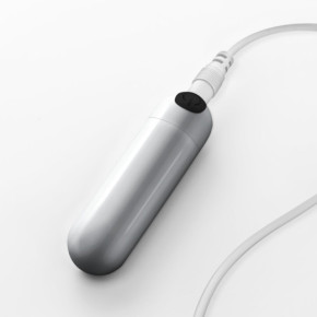 Bala Vibradora Recargable Imoan Plateada Crushious