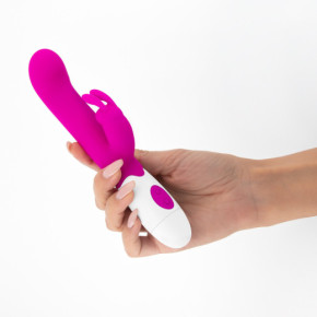 Vibrador Conejito Jigglie con Lubricante Base Agua Incluido Crushious