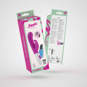 Vibrador Conejito Jigglie con Lubricante Base Agua Incluido Crushious