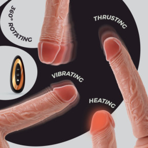 Vibrador de Silicona Líquida Inviktus Vibe 7.5 Natural Crushious