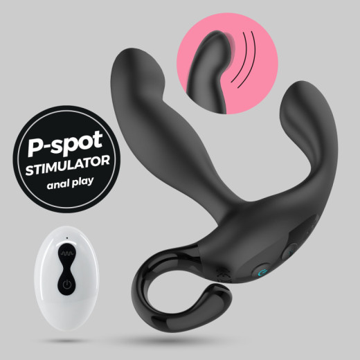 Masajeador de Próstata Recargable con Control Remoto Loki Crushious