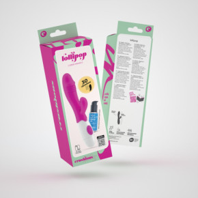 Vibrador Conejito Lollipop con Lubricante Base Agua Incluido Crushious