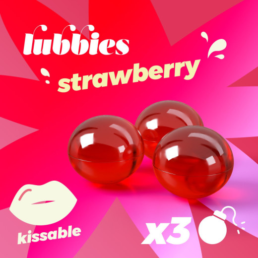 Bolas de Aceite Comestible Sabor Fresa Lubbies Crushious