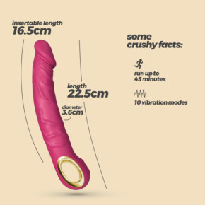 Vibrador Realista Magnus Rosa Crushious