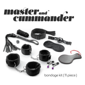 Kit Bondage Master & Cummander de 11 Piezas Crushious