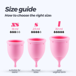 Copas Menstruales Minerva S + L con Bolsa Crushious