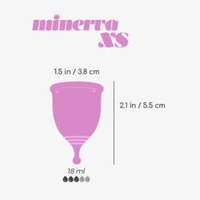 Copa Menstrual Minerva XS con Bolsa Crushious