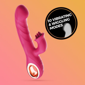 Vibrador Conejito con Movimiento Mirenca Crushious