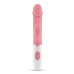 Vibrador Conejito Mochi Rosa con Lubricante Base Agua Incluido Crushious